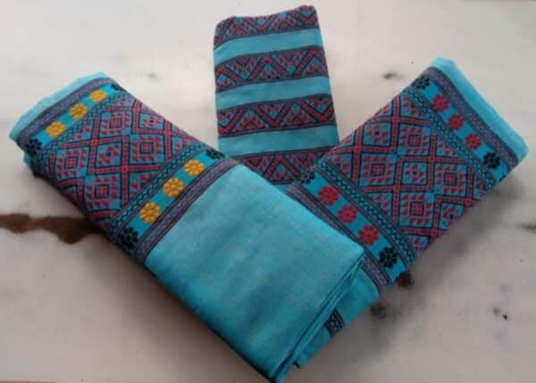 Mising Mekhela Sador (Blue)